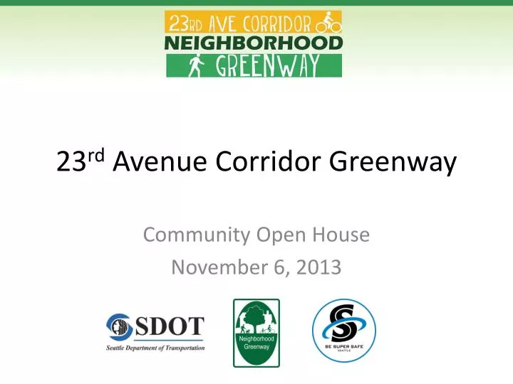 23 rd avenue corridor greenway