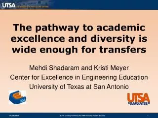 The pathway to academic excellence and diversity is wide enough for transfers