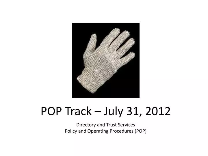 pop track july 31 2012