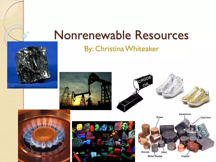 nonrenewable resources