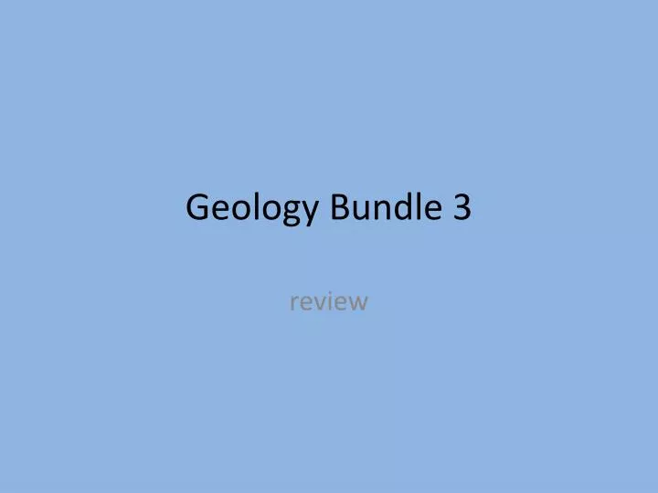 geology bundle 3