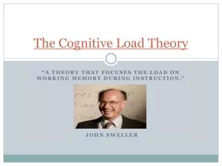 The Cognitive Load Theory