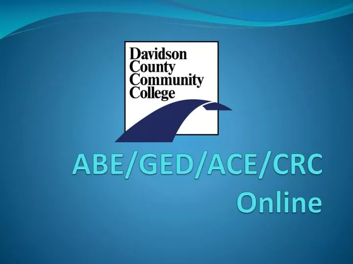 abe ged ace crc online