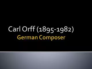 German Composer