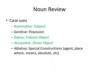 Noun Review