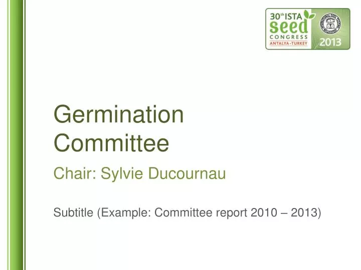 germination committee