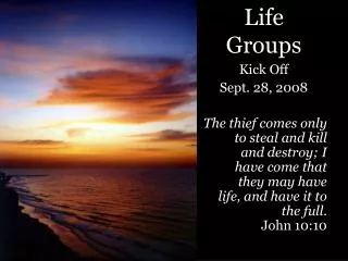 Life Groups