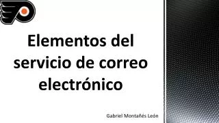 elementos del servicio de correo electr nico