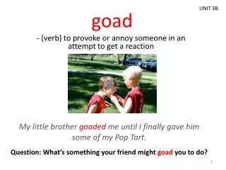 goad