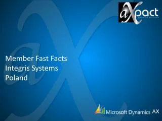 Member Fast Facts Integris Systems Poland