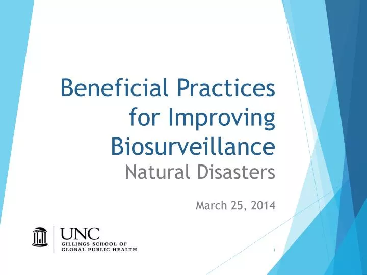 beneficial practices for improving biosurveillance