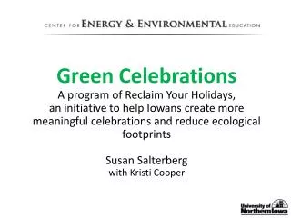 Green Celebrations