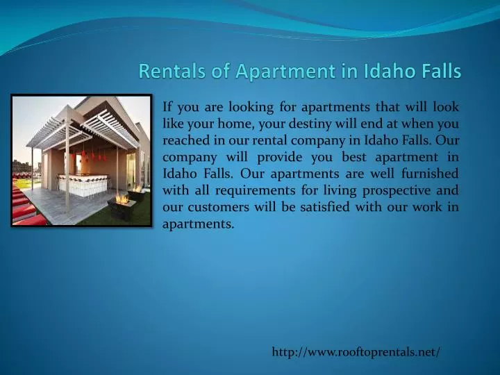 rentals of apartment in idaho falls