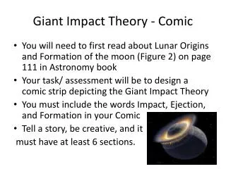 Giant Impact Theory - Comic