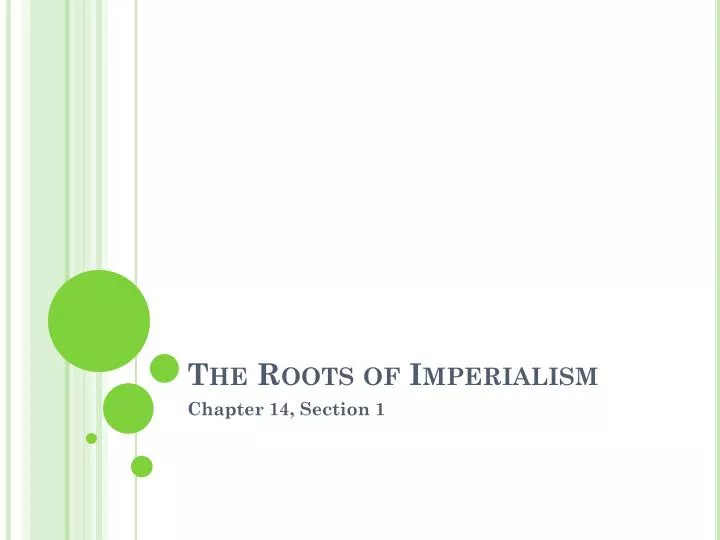 the roots of imperialism