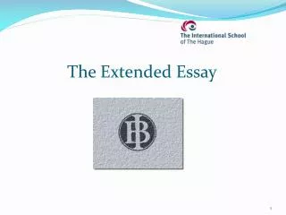 The Extended Essay