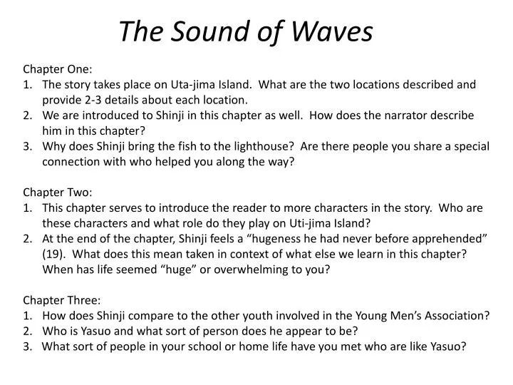 the sound of waves