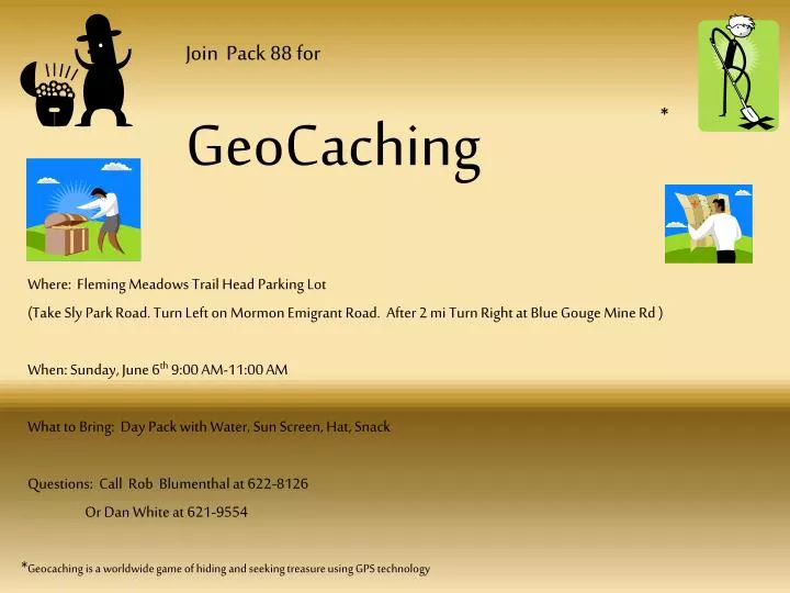 join pack 88 for geocaching