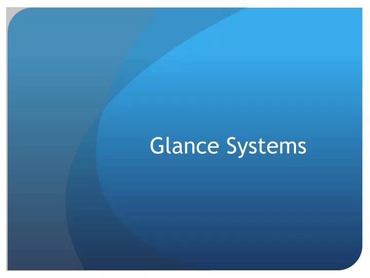 glance systems
