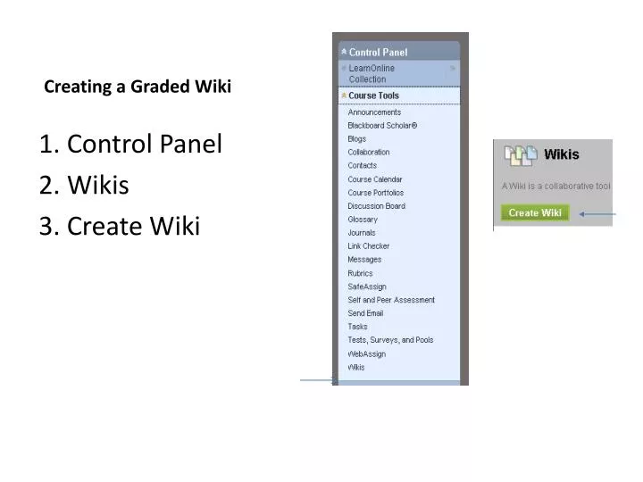 creating a graded wiki
