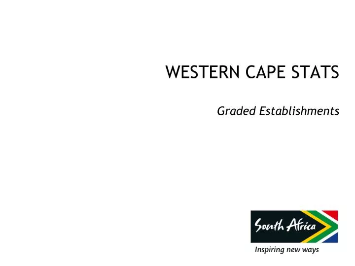 western cape stats graded establishments