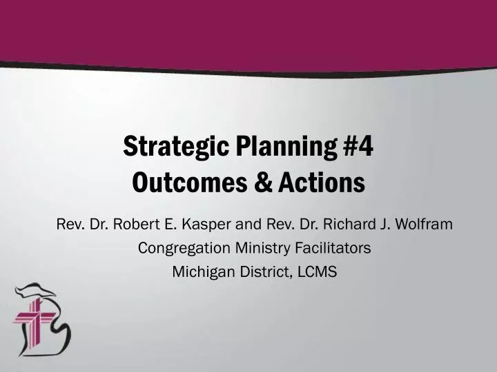 strategic planning 4 outcomes actions