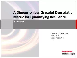 A Dimensionless Graceful Degradation Metric for Quantifying Resilience