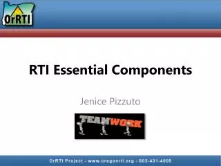 RTI Essential Components