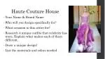 Haute Couture House
