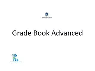 Grade Book Advanced