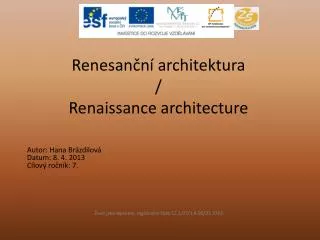 renesan n architektura renaissance architecture