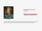 Introduction to introduction to introduction to … Optimization