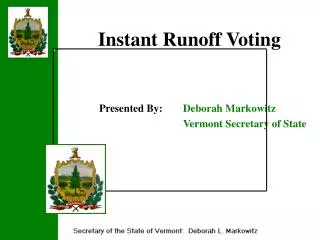 Instant Runoff Voting