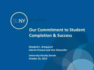 Our Commitment to Student Completion &amp; Success