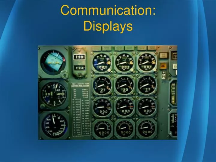 communication displays