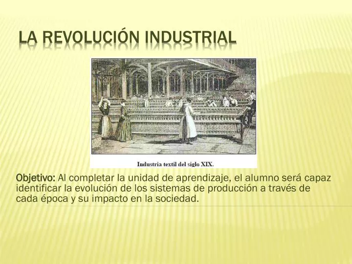 la revoluci n industrial