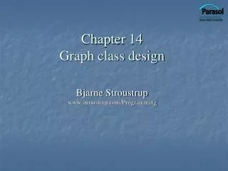 Chapter 14 Graph class design