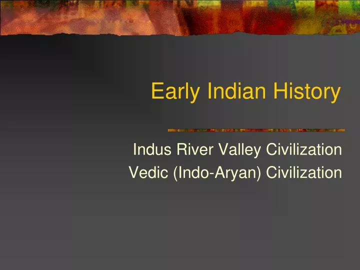 early indian history