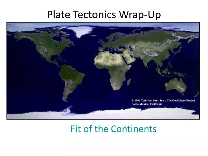 plate tectonics wrap up