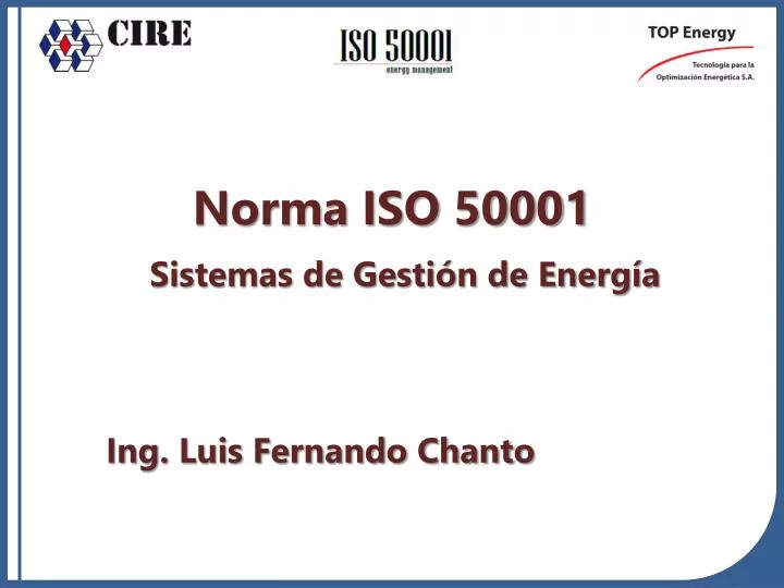 norma iso 50001
