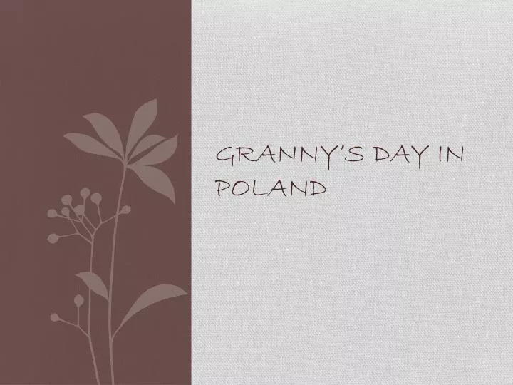 granny s day in poland