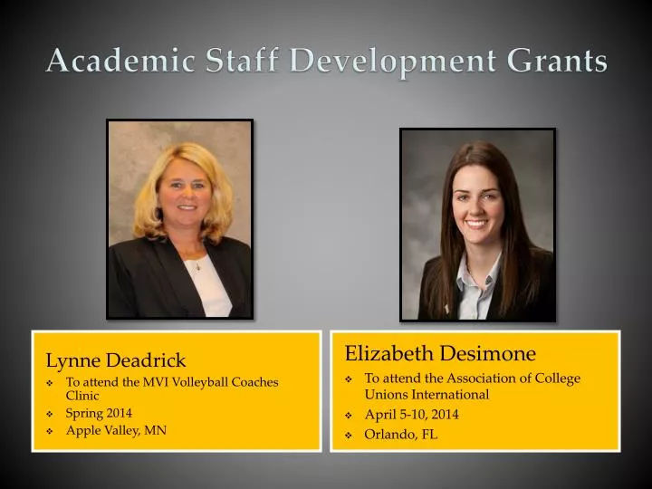 academic staff development grants