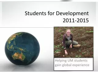 Students for Development 2011-2015