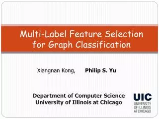 Multi-Label Feature Selection for Graph Classification