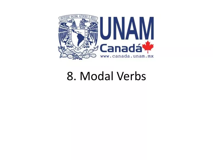 8 modal verbs