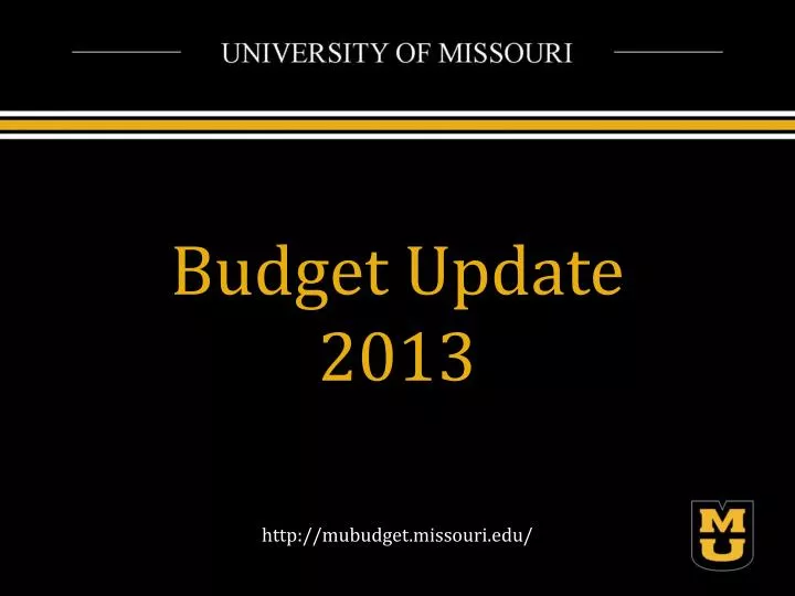 budget update 2013