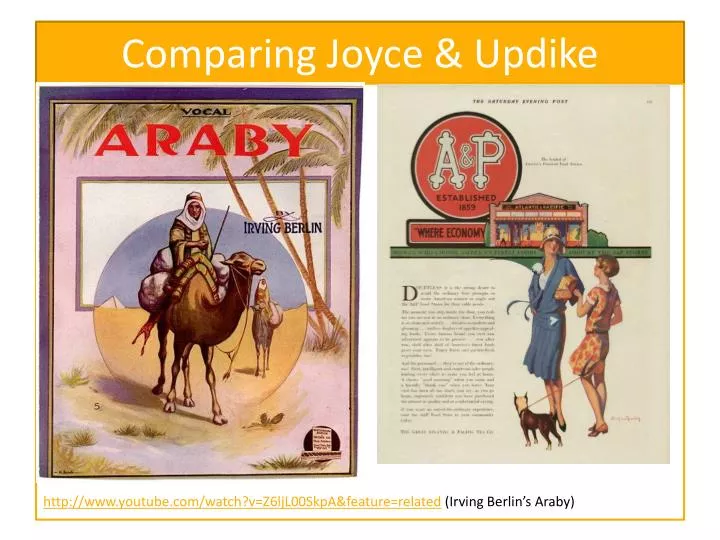 comparing joyce updike