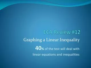 ECA Review #12
