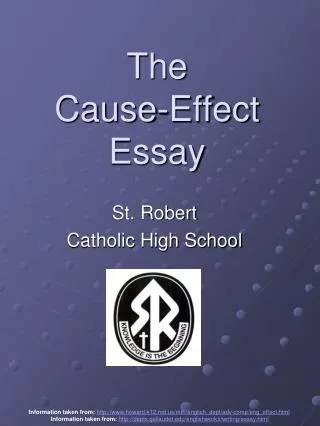 The Cause-Effect Essay