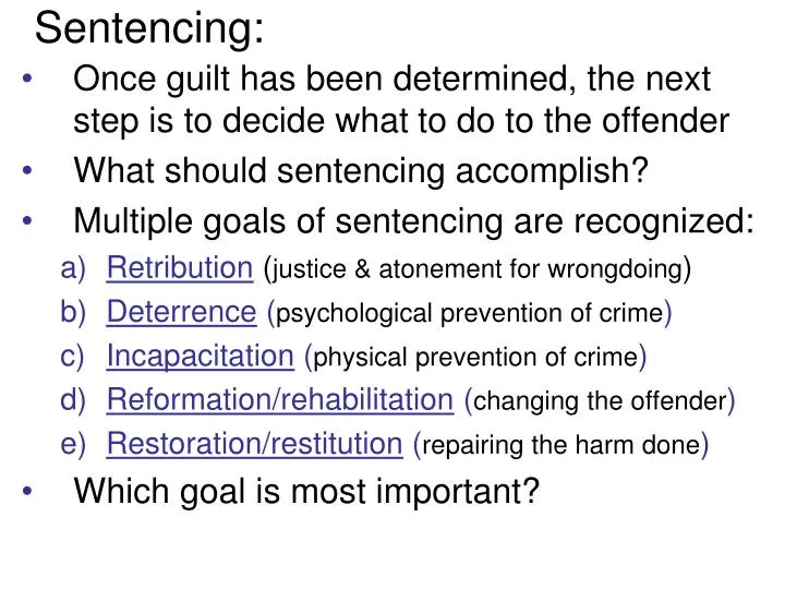 sentencing